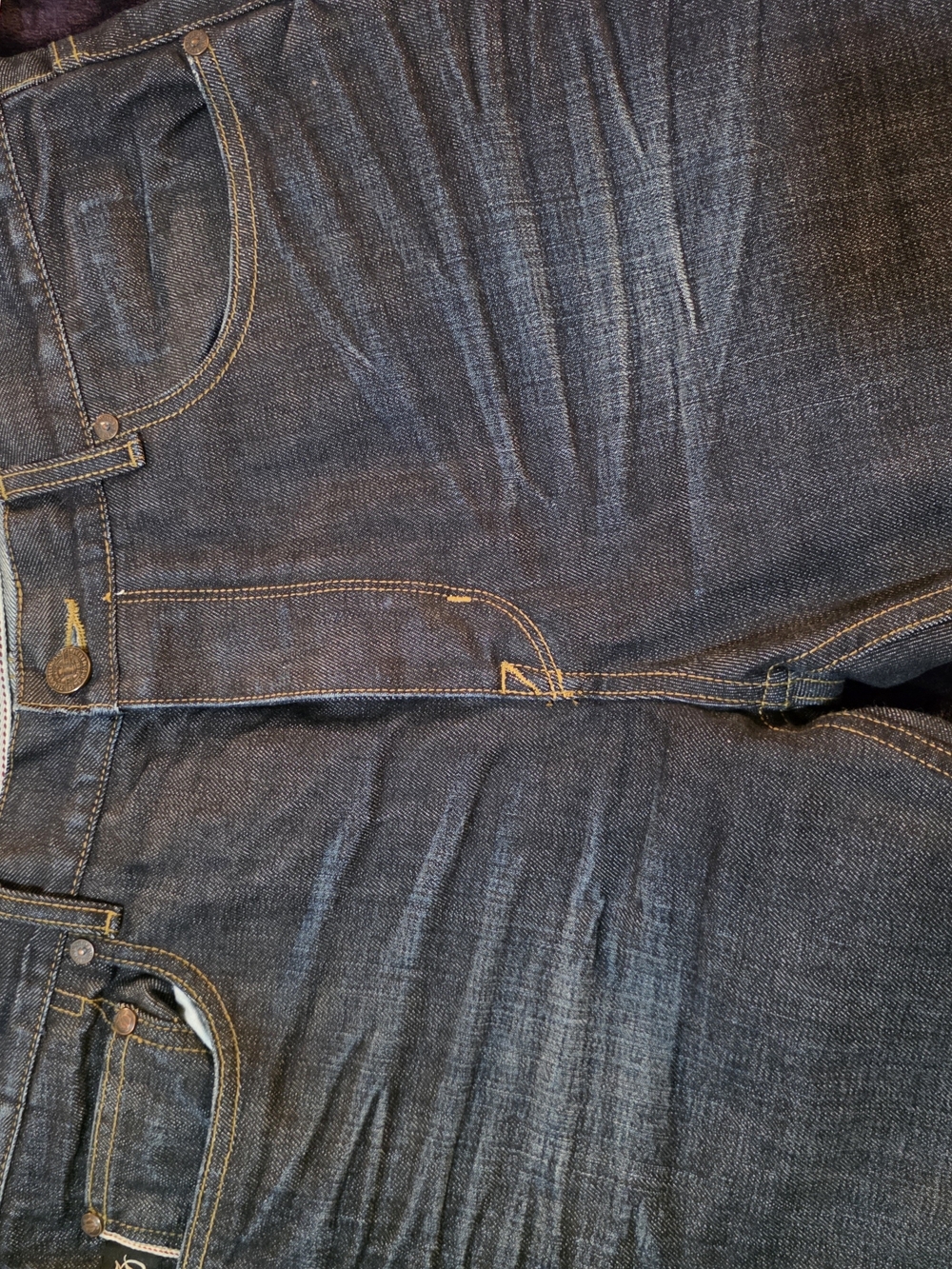 Diamonds Selvedge Denim Jeans – Size 36 – 100% Cotton – Button Fly – Heritage Ra - Picture 13 of 16